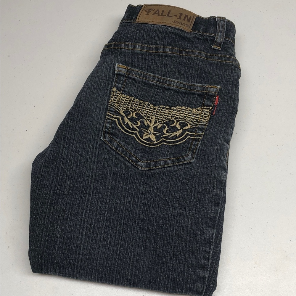 VINTAGE ALL-IN SLIM STRAIGHT JEANS 0/25x27 ⭐️